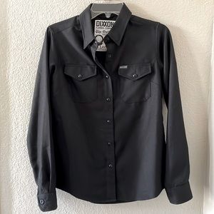 Dixxon women’s “The Outlaw” black flannel SZ small